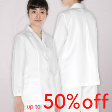 Load image into Gallery viewer, Medical Uniform CW2336 (white/ purple)