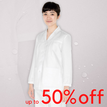 Load image into Gallery viewer, Medical Uniform CW2338 (white/ deep blue)