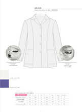 Load image into Gallery viewer, Medical Uniform CW2336 (white/ purple)