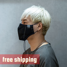 Load image into Gallery viewer, PJ4 x NanoFit So Far So Close Packable Mask Black

