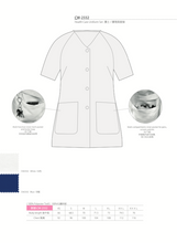 Load image into Gallery viewer, Medical Uniform CW2332 (white/ deep blue)
