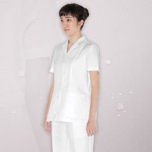 Medical Uniform CW2335 (white/ purple)