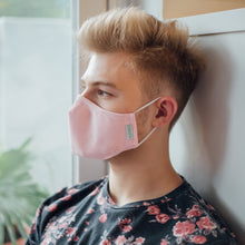 Load image into Gallery viewer, Pink Reusable &amp; Washable Fabric Mask
