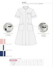 Load image into Gallery viewer, Uniform Dress -ND6801 (pink/ white/ blue)
