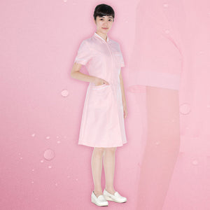 Uniform Dress -ND6801 (pink/ white/ blue)