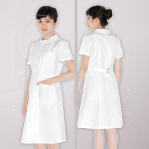 Uniform Dress -ND6802 (pink/ white/ blue)