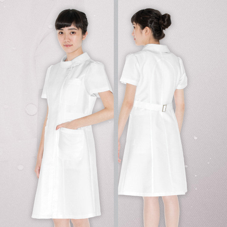 Uniform Dress -ND6802 (pink/ white/ blue)
