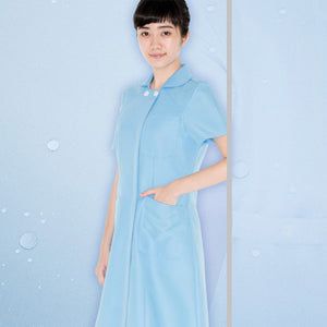 Uniform Dress -ND6805 (pink/ white/ light blue)