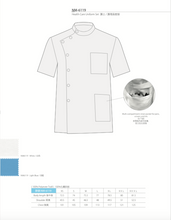 Load image into Gallery viewer, Men Button Top -NM6119 (Blue/ White)
