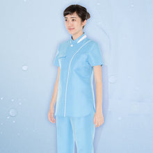 Load image into Gallery viewer, Women Zipper Top -NW6206 (Light Blue/ White/ Deep Blue)

