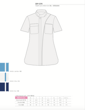 Load image into Gallery viewer, Women Zipper Top -NW6206 (Light Blue/ White/ Deep Blue)
