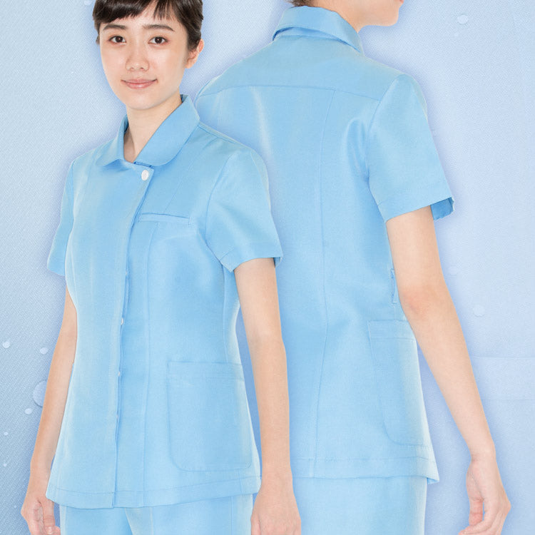 Women Button Top -NW6209 (Pink/ White/ Light Blue)