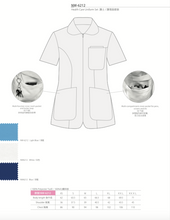 Load image into Gallery viewer, Women Zipper Top -NW6212 (Light Blue/ White/ Deep Blue)
