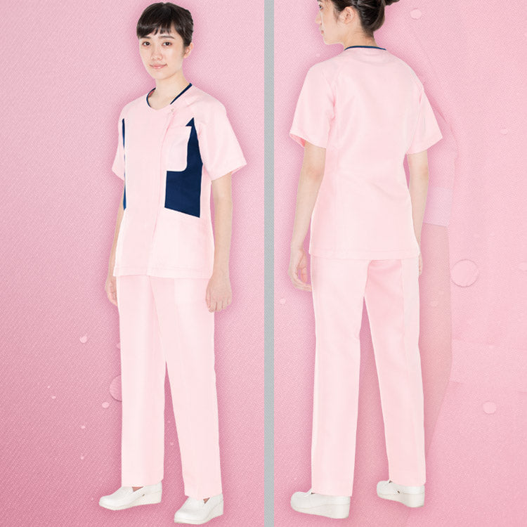 Women Zipper Top -NW6213 (Pink/ Light Blue/ Green)