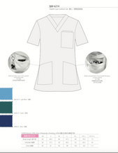 Load image into Gallery viewer, Women Scrub Top -NW6214 (Deep Blue/ Light Blue/ Green)
