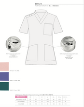 Load image into Gallery viewer, Women Scrub Top -NW6215 (pink/ green/ purple)
