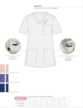 Load image into Gallery viewer, Women Scrub Top -NW6216 (pink/ purple/ blue)
