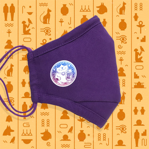 [Cat Lovers Edition] Purple Reusable & Washable Fabric Mask