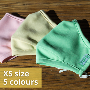XS Reusable & Washable Fabric Mask - 5 Colours