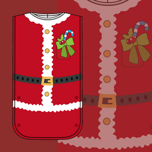 Mess-Free Bib Santa Claus Pattern